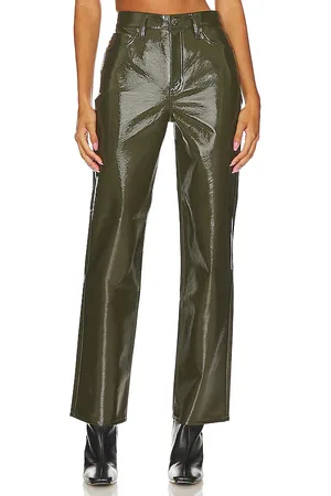 Pistola Cassie Super High Rise Straight in Olive. - size 24 (also in 25, 28, 29)