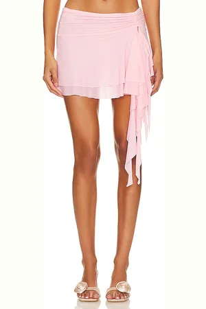 Indah Edie Mini Skirt in Rose. - size S (also in XL, XS)
