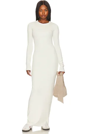 Cotton Citizen Verona Crewneck Maxi Dress in White. - size L (also in M, S, XS)