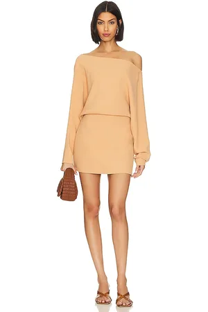 Alexis Christy linen mini dress - Orange