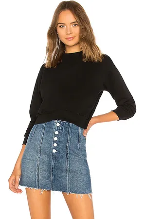 Cotton Citizen Milan Crew Sweatshirt in Black. - size L (also in M, S, XS)