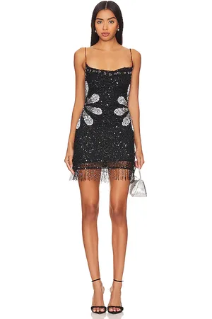 Tularosa Bellini Sequin Dress in Black. - size L (also in XL)
