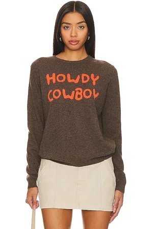 JUMPER 1234 Howdy Cowboy Sweater in Brown. - size 1 (also in 2)