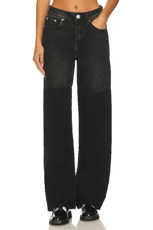 superdown Kenny Contrast Jean in Black. - size 23 (also in 24, 25, 27, 28, 30)
