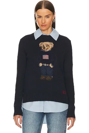 Ralph Lauren Bear Pullover in Navy. - size M (also in XXS)