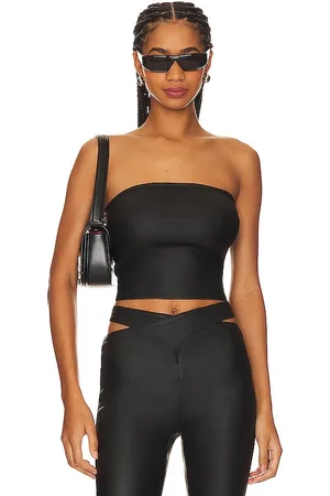 Skims faux leather tube top. Size XS, great