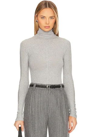 The Line By K Blixa Top in Grey. - size L (also in M, S, XS)