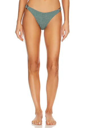 Bond Eye Ring Scene Brief Bikini Bottom in Green.