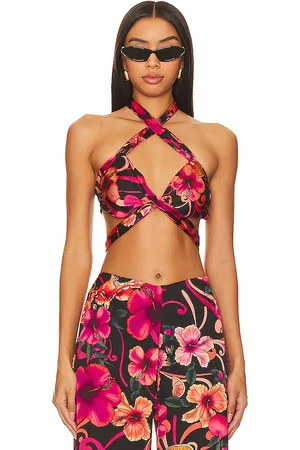 Cin Cin Hurricane Wrap Top in Fuchsia. - size XL (also in XS)