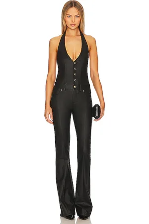 Retrofete Cynthia Jumpsuit in Black. - size L (also in M, S, XL/1X, XS)