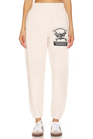 Boys Lie Up In Smoke Sweatpants in Cream. - size L (also in M, S, XS)