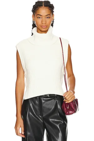 Simkhai Maple Sweater Top in White. - size L (also in M)