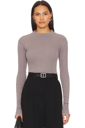 Tularosa Green Chiara Bodysuit in Charcoal. - size L (also in XL)