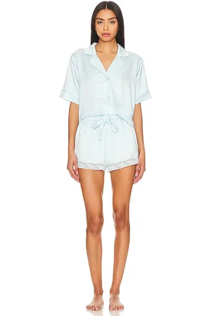 Flora Nikrooz Selena PJ Set in Baby Blue. - size L (also in M, S, XS)