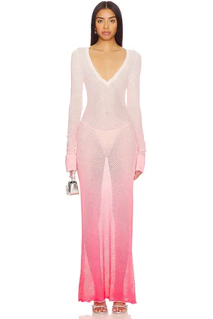 DANIELLE GUIZIO Cayes Crochet Dress in Pink. - size S (also in XXS)