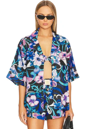 Cin Cin Mirage Bowling Shirt in Multi. - size S (also in XS)