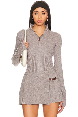 Frankies Bikinis Maverick Cloud Knit Sweater in Grey. - size M (also in S, XS)