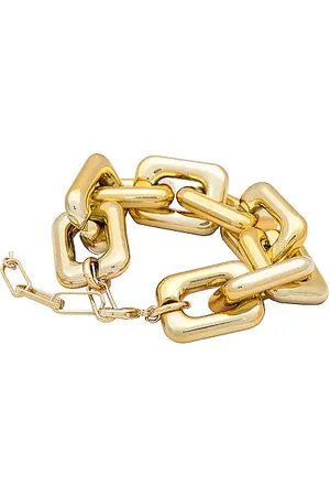 Amber Sceats Chunky Chain Bracelet in Metallic .
