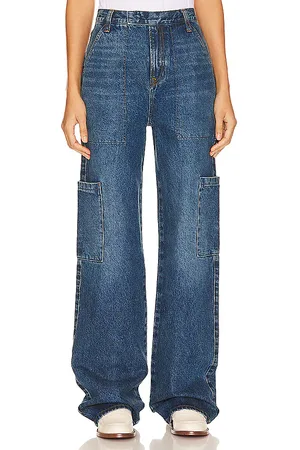 GRLFRND Elyse Trouser Cargo Jean in Blue. - size 24 (also in 25, 26, 27, 28)