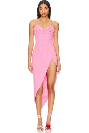 Bardot Leighton Midi Dress in Pink. - size 10 (also in 12, 6, 8)