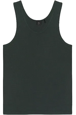 Thrills Endless Rib Tank in Green. - size S (also in XL/1X)