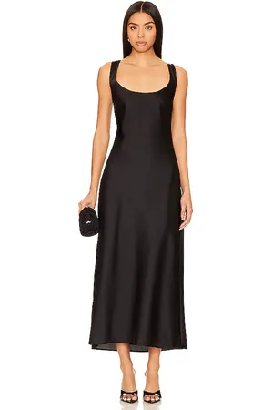 Show Me Your Mumu Serenade Slip Dress in Black. - size M (also in S)