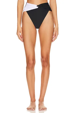 Tularosa Lucci High Waist Bottom in Black. - size L (also in M, S, XL, XS, XXS)