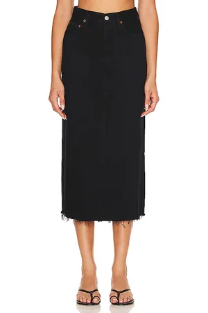 AGOLDE Della Skirt in Black. - size 23 (also in 27, 28)