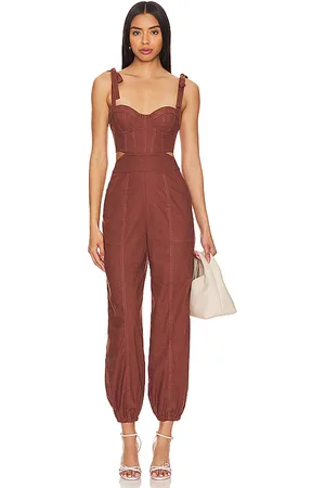 Tularosa Kylo Jumpsuit in Chocolate. - size XS (also in XXS)