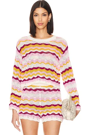 L*Space X Revolve Sun Ray Sweater in Orange. - size XS (also in L)