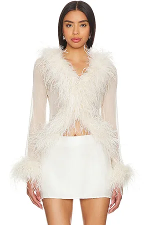 bubish Gigi Feather Blouse in . - size 12 (also in 8)
