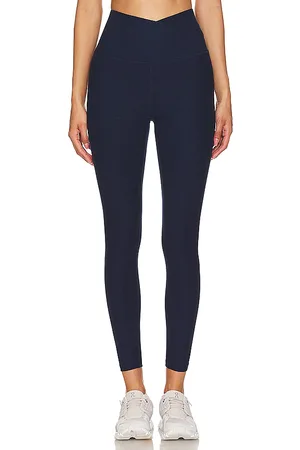 Beyond Yoga Spacedye At Your Leisure Midi Legging in Navy. - size M (also in S, XS)