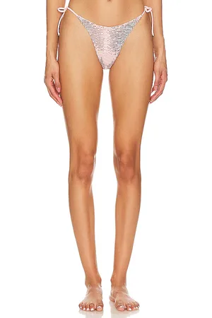 Peixoto Ari Skimpy Bikini Bottom in Pink. - size L (also in S, XL)
