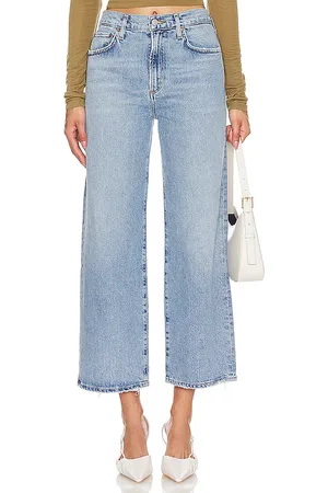 AGOLDE Harper Crop Straight in Denim-Light. - size 30 (also in 33, 34)