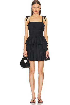 ULLA JOHNSON Bailey Dress in Black. - size 10 (also in 12)