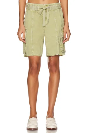 GRLFRND Slouchy Utility Twill Short in Olive. - size XS (also in XXS)