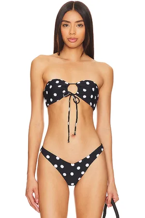 superdown Lucy Bikini Top in Black. - size L (also in M, S, XL)