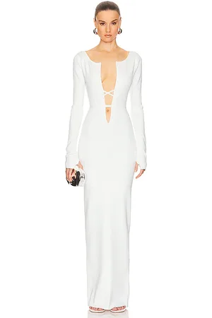 Helsa Niall Deep V Neck Dress in . - size L (also in M, XL)