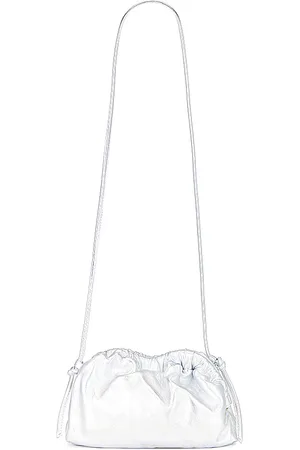 Mansur Gavriel Mini Cloud Clutch in Metallic .