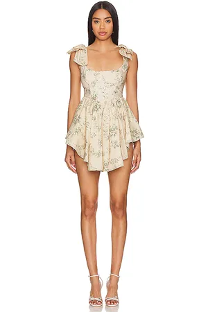 Selkie The Farmers Market Dress in Cream. - size 4X (also in 5X, 6X)