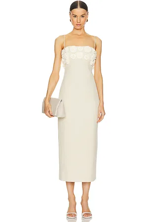 CLEA Delilah Dress in Neutral. - size L (also in M, S)