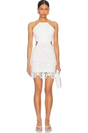Tularosa Nikki Mini Dress in White. - size L (also in M, S, XL)