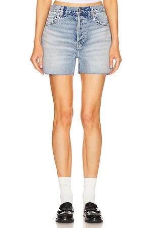 GRLFRND Raine Boyfriend Short in Blue. - size 23 (also in 31, 32)