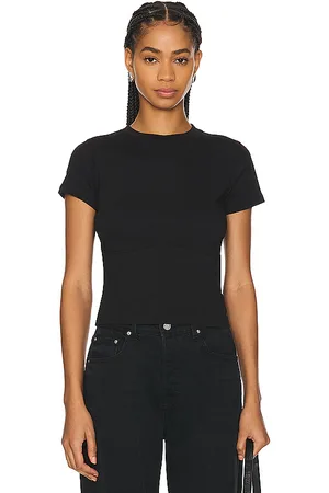 H2OFagerholt H2O Fagerholt Sophia Cropped Tee in Black. - size XS (also in L)