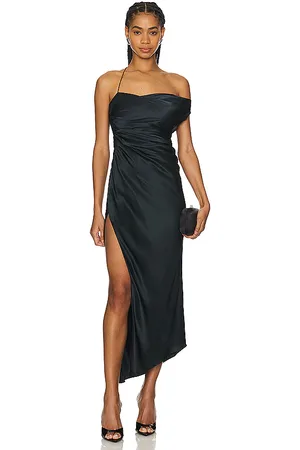 The Sei Asymmetrical Bardot Dress in Navy. - size 2 (also in 4)