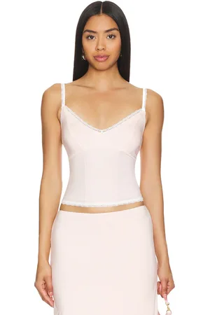 DANIELLE GUIZIO Dainty Camisole in Pink. - size L (also in M, XL)