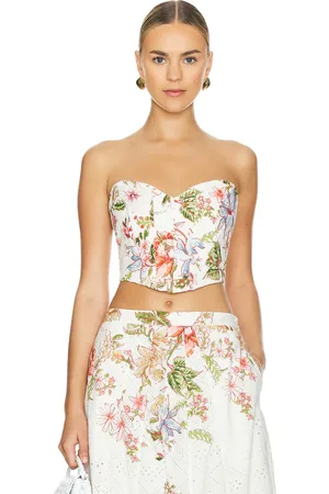 HEMANT AND NANDITA Corset Top in White. - size M (also in L, S, XS)