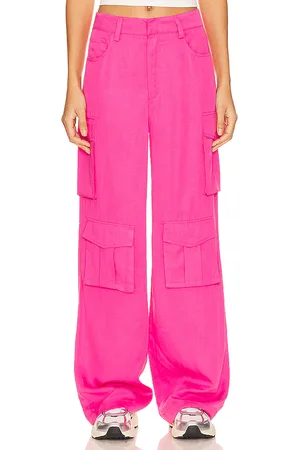 BLANK NYC Cargo Trousers in Fuchsia. - size 27 (also in 28)