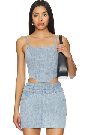 NONchalant Label Bea Crop Top in -Light. - size XL (also in L, XS)