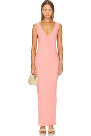 LA Made Lipa Long Dress in Pink. - size S (also in XL/1X)